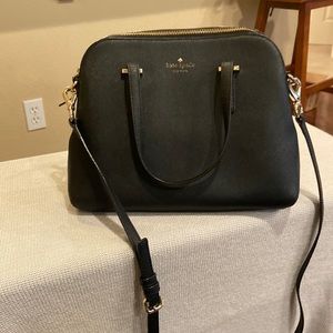 Black Kate Spade cross body bag
